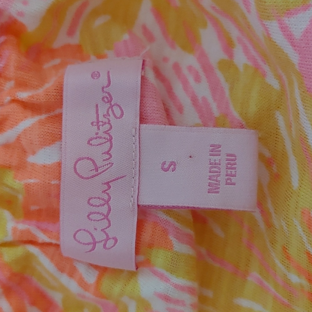 Lilly Pulitzer Lockwood Sunkissed Floral Cotton Tank Dress Size S (1462) - Picture 4 of 6